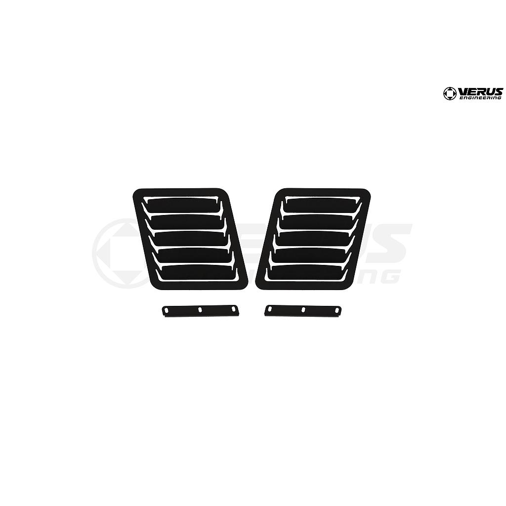 [A0053A-BLK-BLEM] Hood Louver Kit - WRX/STI (VA) (BLEMISH)