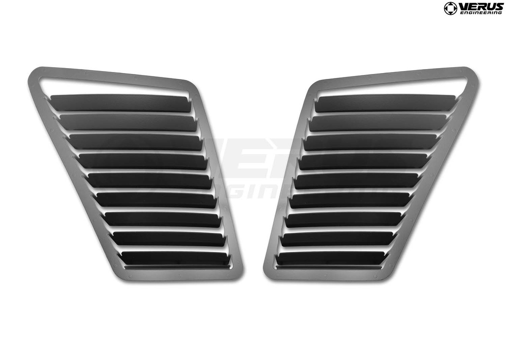 [A0080A-BLK] Hood Louver Kit - Miata MX5 (ND) (Black)