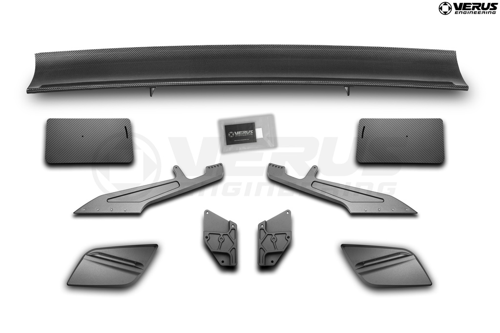 UCW Rear Wing Kit, Bottom Mount - Corvette Convertible (C8)