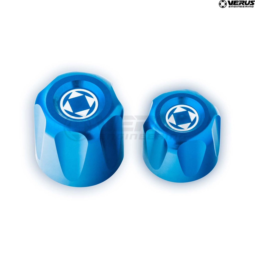 [A0635A-BLU] A/C Line Cap Kit - G-Series BMW M2, M3, M4 (Blue)