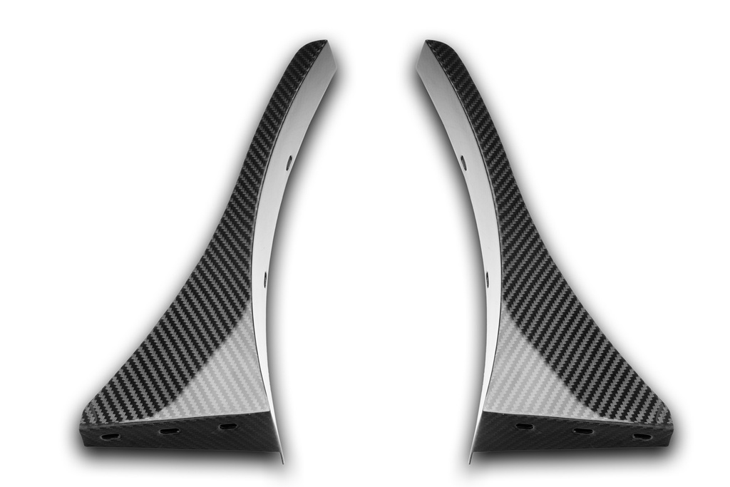 [A0040A-GLOSS] Front Splitter Endplates - BRZ/FRS/GT86 (Gloss Clear)