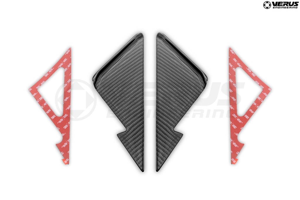 [A0621A] Anti-Buffeting Wind Deflectors - G87 BMW M2