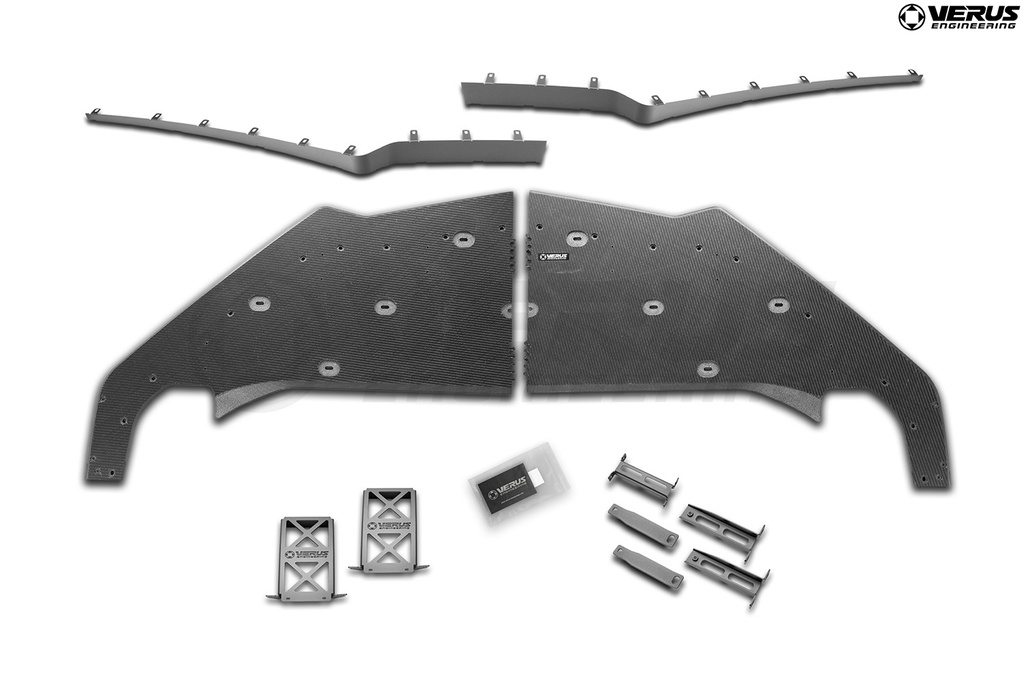 [A0698A] Front Splitter Kit, WF Spec - Corvette Stingray (C8) (Sheet Metal)