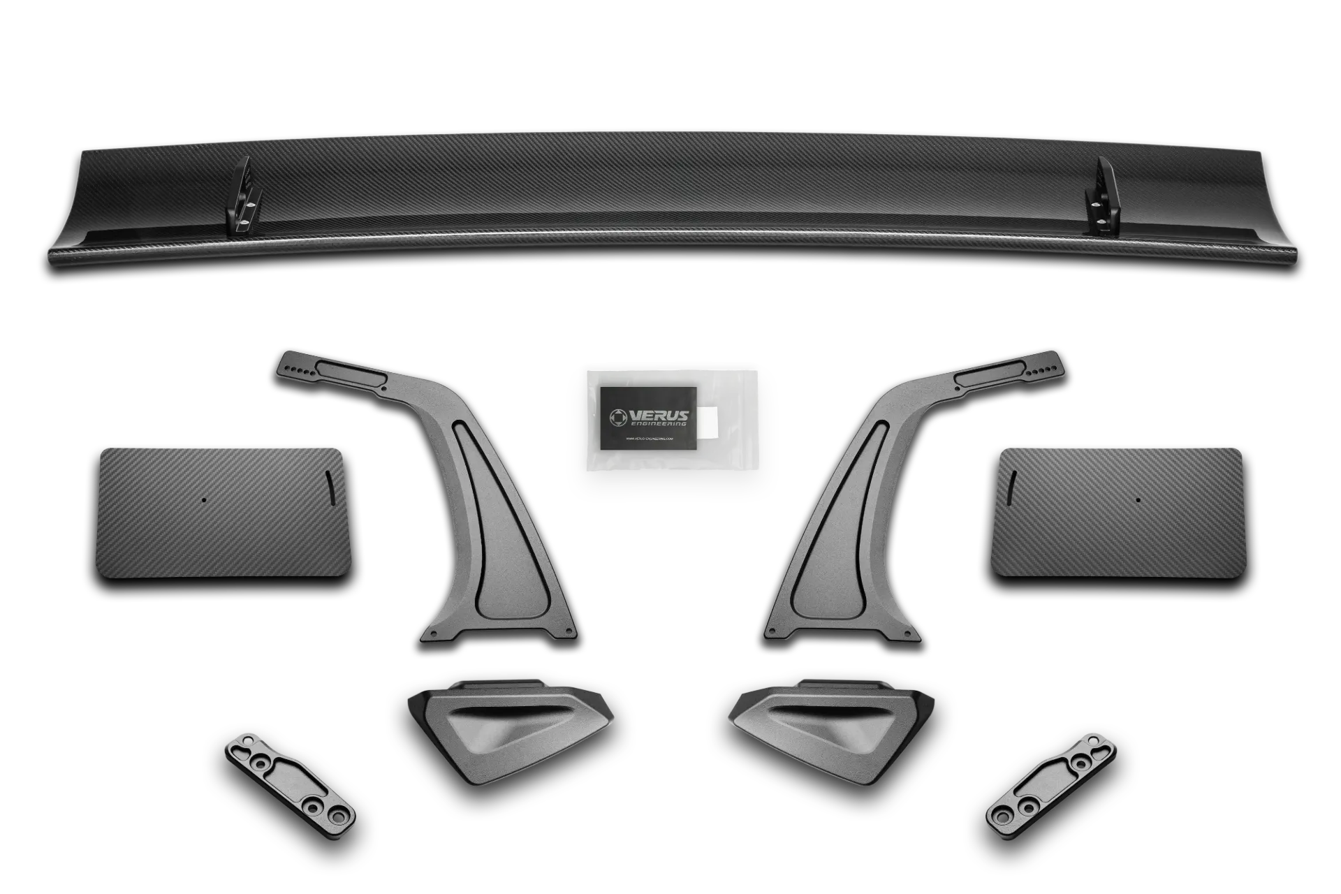 [A0738A-CRB] Swan Neck UCW Rear Wing Kit - Subaru BRZ/Toyota GR86 (ZN8/ZD8) (Yes)