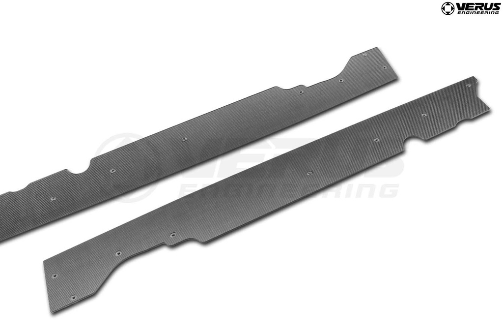 Carbon Polyweave Side Splitter Kit-Blemished - Corvette Stingray (C8)