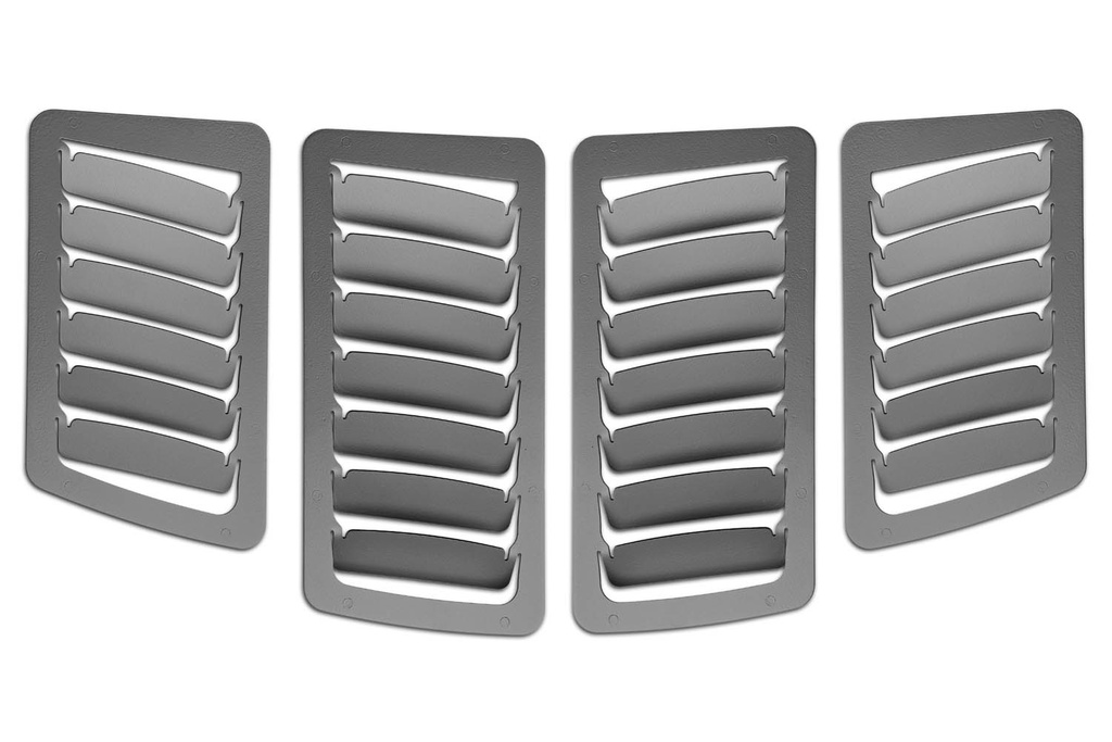 [A0065A-BLK] Slanted Hood Louver Kit - BRZ/FRS/GT86 (Black)