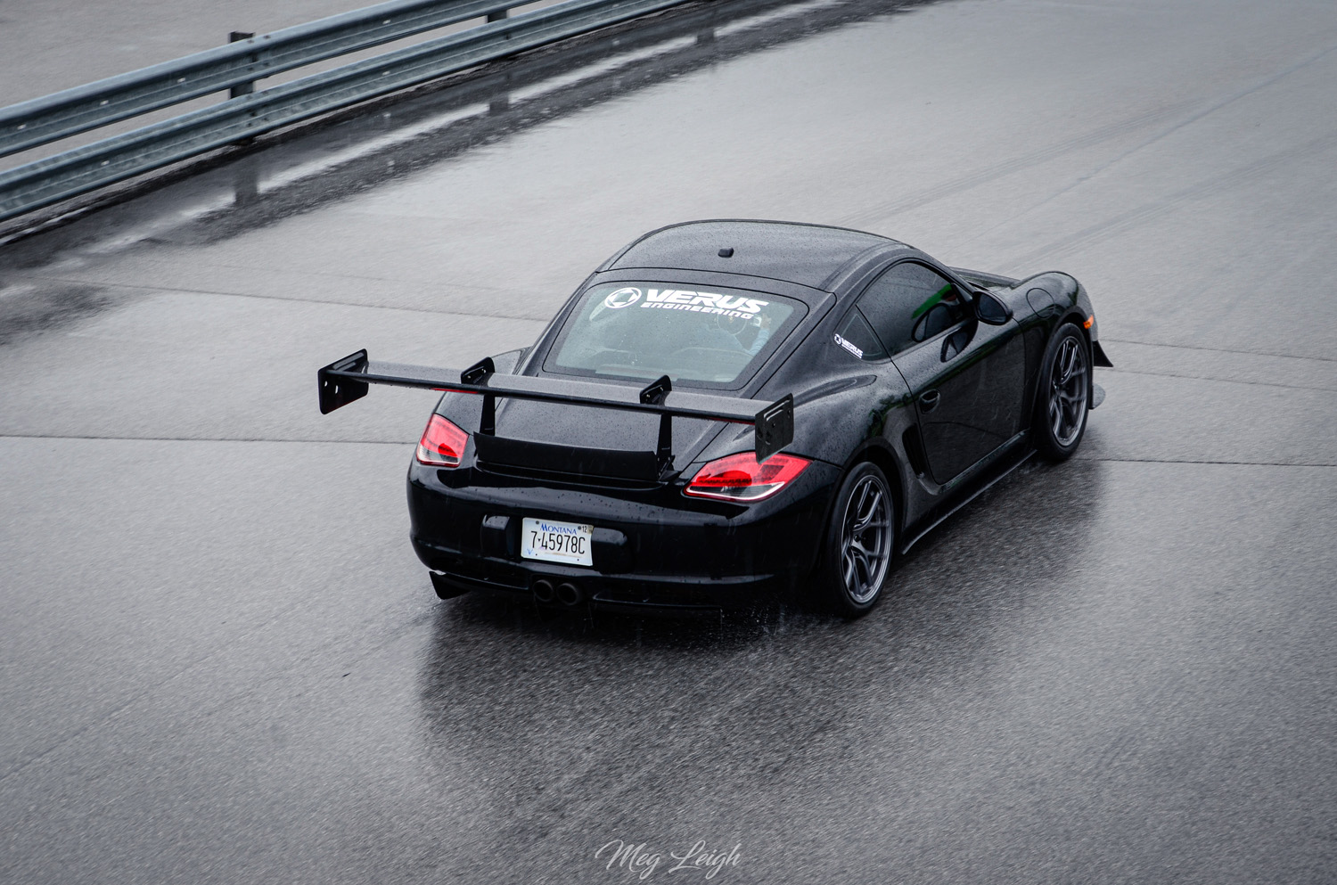 ヴァージリアデッキ V1X Rear Wing Kit, Includes Carbon Spoiler - 987 Porsche Cayman