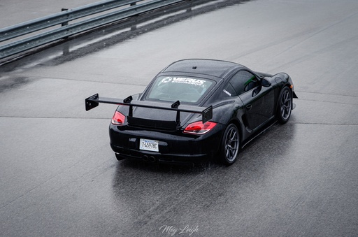 [A0138A] V1X Rear Wing Kit, Includes Carbon Spoiler - 987 Porsche Cayman