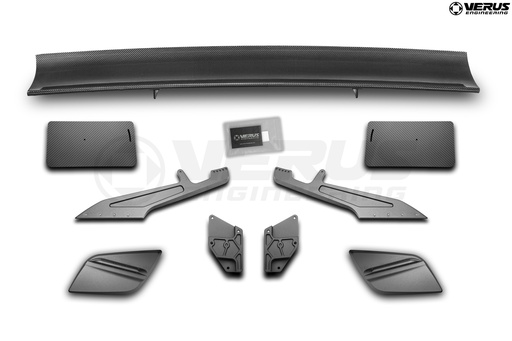 [A0503A] UCW Rear Wing Kit, Bottom Mount - Corvette Convertible (C8)