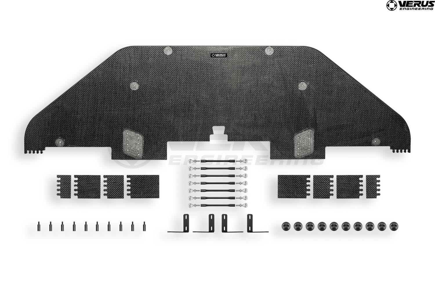 Carbon Polyweave Adjustable Front Splitter - BRZ/FRS/GT86 (BLEMISH