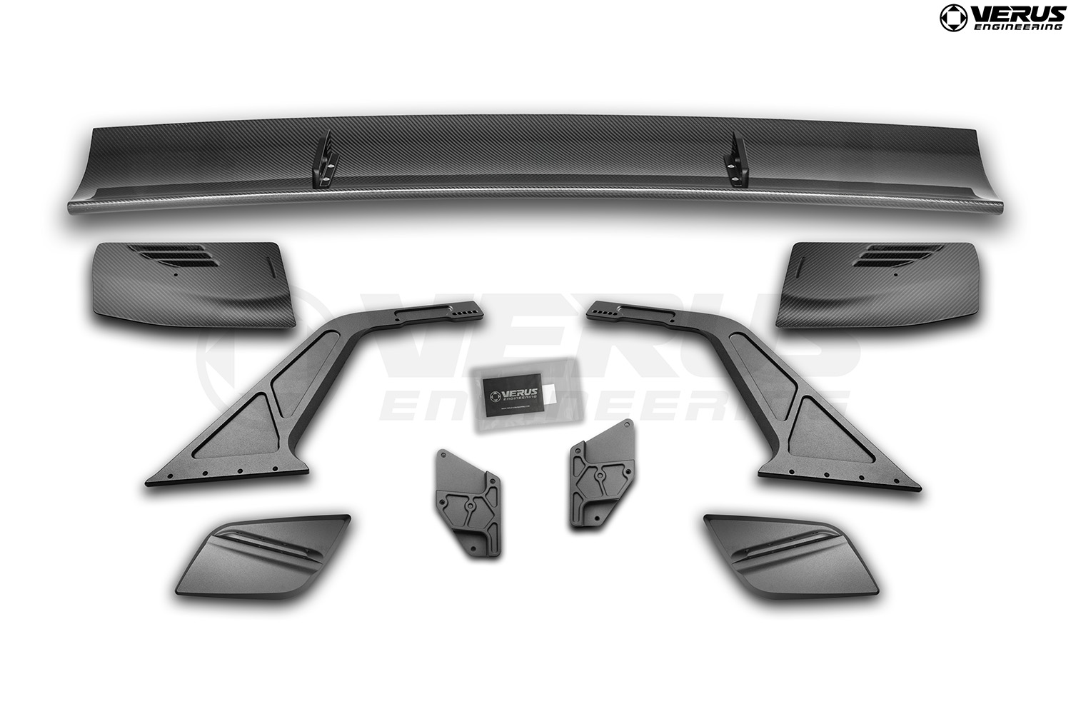 Swan Neck UCW Rear Wing Kit - Corvette Convertible (C8) | Verus